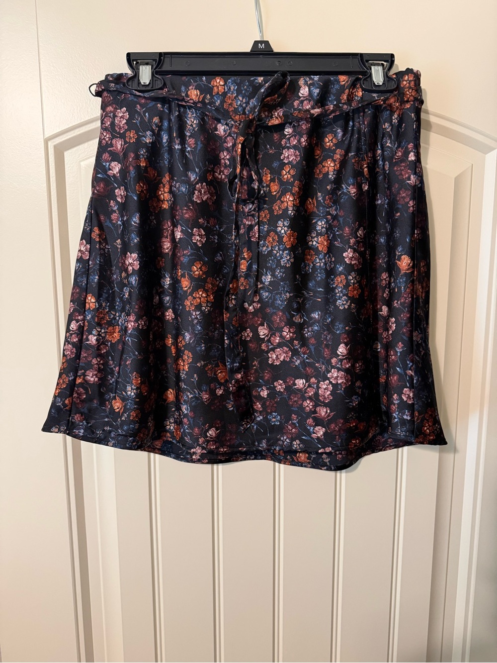 Abercrombie & Fitch Floral Tie-Waist Mini Skirt